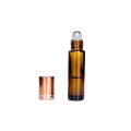 2.7 Dram High Flint Glass Lip Oil Container Roll On Bottles 10ml With Gold/Silver Metallic Cap